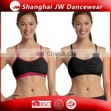 Custom womens yoga wear girl sport seamless bra