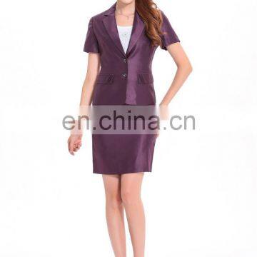 spring women polyester suit for work