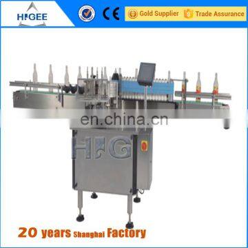 Hot melt paper glue automatic plastic and glass bottle labeling machine