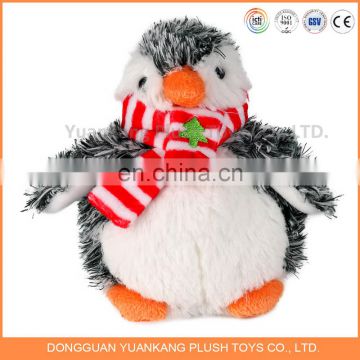 Custom design christmas penguin stuffed toy plush penguin toy