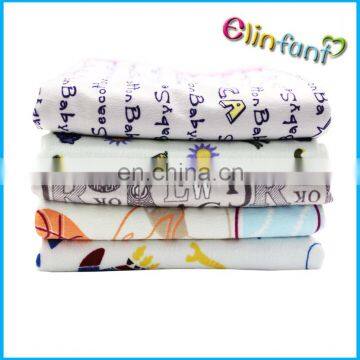 2017 hot sellong 2 layer soft waterproof baby minky blanket