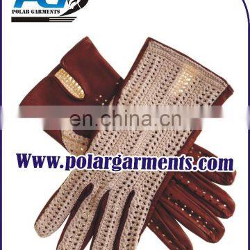 Wholesale cotton crochet driving gloves