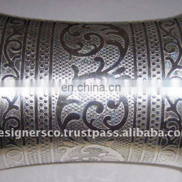 Brass Embossed Cuff