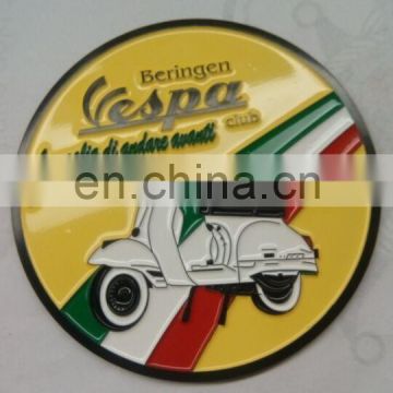 Metal soft enamel custom car badges for sale