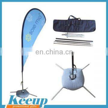 Promotional Advertising Single/Double Sided Beach Flag,Teardrop Flag,Feather Flag