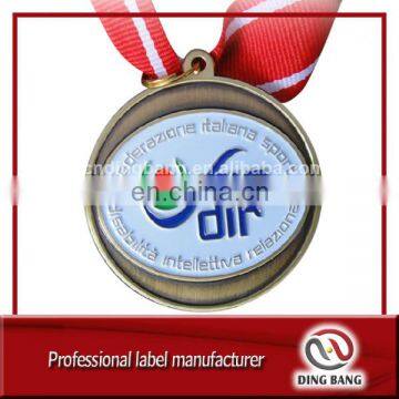 Top Quality OEM Items Soft Enamel Logo Brushed Bronze Custom Award Medal