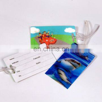 Fancy 3D Custom Design Cartoon Luggage Tag