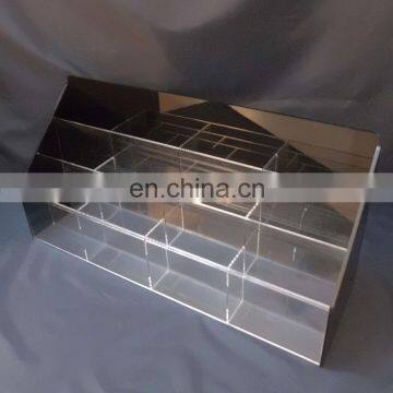 Hot sale 3 tier large acrylic brochure display with 15 pockets