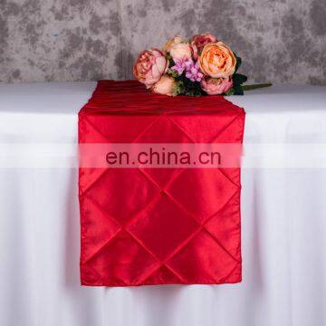 Pintuck Taffeta Table Runner