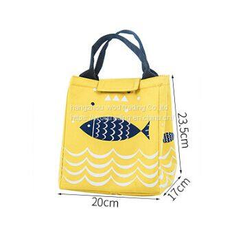 tote handle cooler bag with waterproof polyester fabric