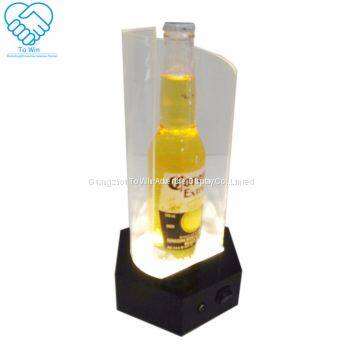 Retail Advertising Recyclable Cardboard Corrugated Paper Wine Display Rack