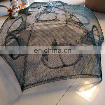 fishing Shrimp Crab Cast Mesh Trap /Umbrella Foldable Fishing Trap cage