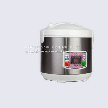 Stainless Steel Electric Rice Cooker with Voice Prompt and Braille