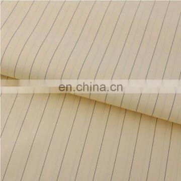 Antistatic 98% Polyester 2% Carbon fiber ESD Anti-Static 75D Pongee Fabric for Workwear Clean Room