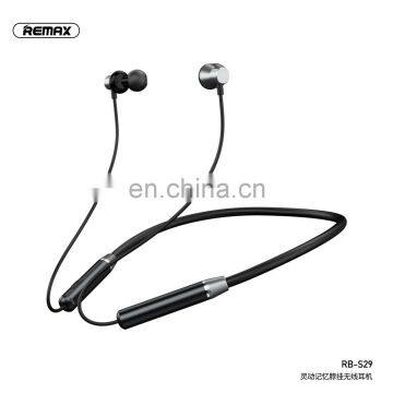Remax 2020 Arrival Linton Series Memory Neckband Wireless Headphone Earphone & Headphone photo-4