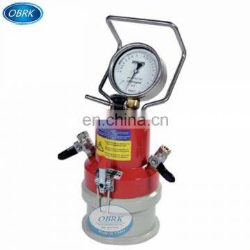 1 Litre Capacity Mortar Air Entrainment Meter And Air Measuring Meter.Mortar Air content meter