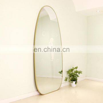 new design gold floor full length mirror dressing Mirror