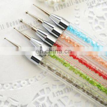 Colorful Rhinestone Decoration Steel Dotting Tools Pen photo-3