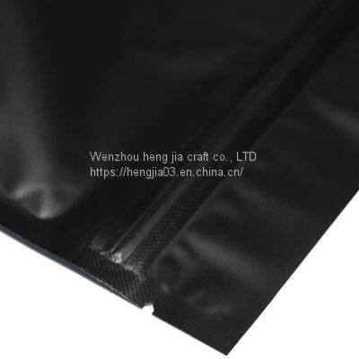 100 Matte Double Color Vertical QuickQlick Repeatable Seal Bags (12 X18 cm X7.1 (4.7 Inches), Black) photo-4
