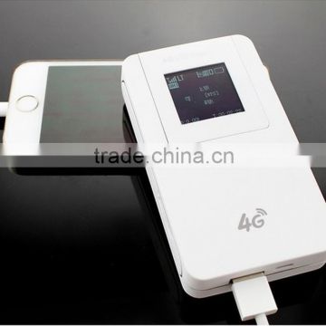 Support LTE TDD FDD and hot sale similar function with huawei wireless 4g router with power bank