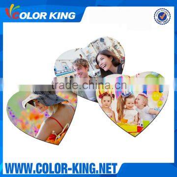 Colorking Hot Sale Heart Shape Computer Sublimation Printable Mouse Pad