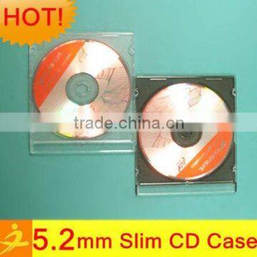 5mm slim single jewel cd storage case / box