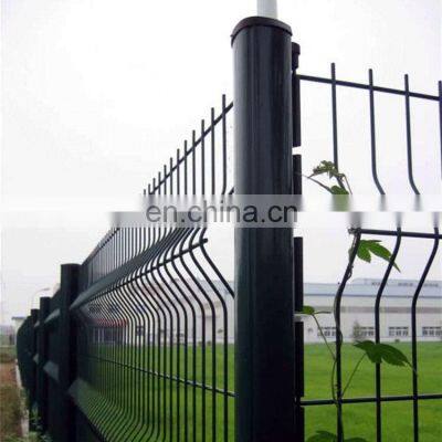 Hot sale Powder Coated 3D Curved Welded Garden Gates Fence Waterproof Custom Metal