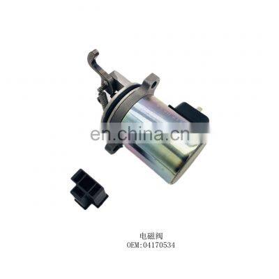 04170534 Excavator solenoid valve for electric parts  fuel Shut Off /stop Solenoid valve