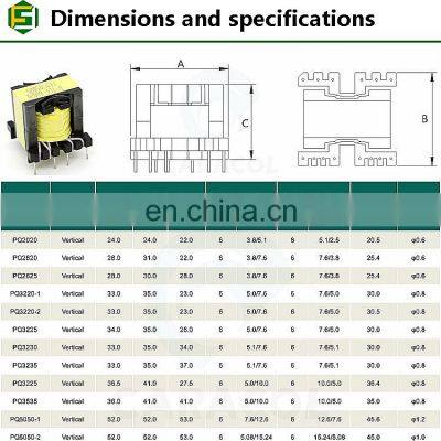 Custom High Frequency SMPS Transformator 12V 24V 220V EE Step Up Down AC Power Electric Ferrite Core Transformer photo-2