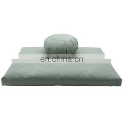 Top Cotton Filled Zafu & Zabuton Meditation Cushion Set Indian Cushion From India photo-4