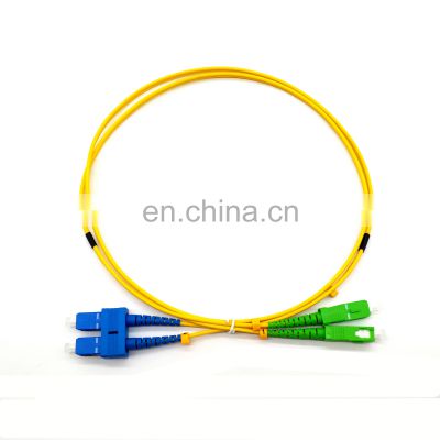 2m length SC/apc-sc/upc SM9/125 2.0mm duplex DX fiber optic patchcord/jumper/assembly