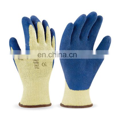 Latex Palm Dipped Protective Safety Work Garbage Gloves