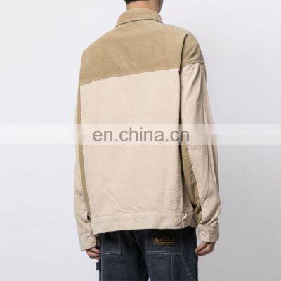 OEM Manufacturer Embroidery Corduroy Jacket Casual Jacket For Men photo-4