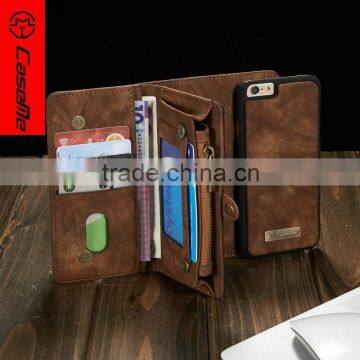 US excellent cell phone cases for iphone 6/6s case Pu leather wallet/Money clip Credit card holder stand