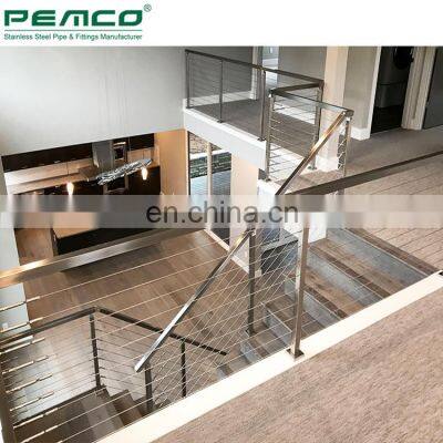 Outdoor Wire Rope Balustrade Deck Stainless Steel Cable Railing Systems photo-3