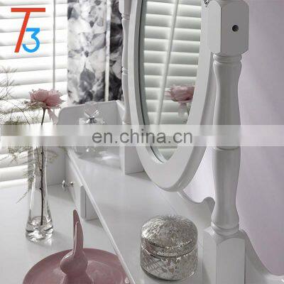 Simple Modern Dresser With Mirror Dressing Table Furniture Storage Dresser photo-2