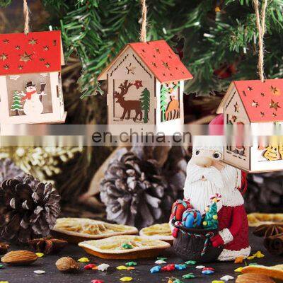 Eco Friendly Wholesale Luxury Best Selling Hanging Personalised Red Wood Christmas Decorations photo-4