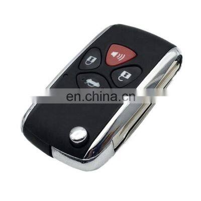 3 + 1 Buttons Flip Remote Car Key shell Fob Case For Toyota Camry Avalon Corolla Matrix