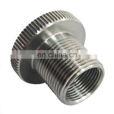 1/2-28 to 5/8-24 Stainless Steel Threaded Oil Filter Adapter