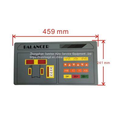 SUNRISE SR448 wheel balancer assessories two display windows keyboard plate