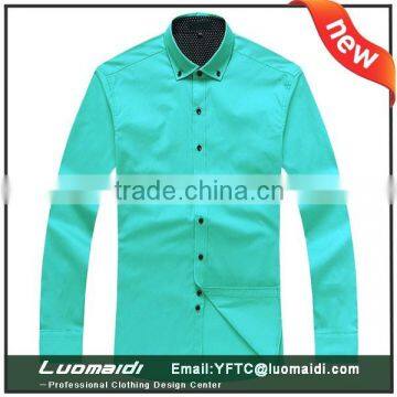 Hot sale production slim fit cotton man shirt/us size man shirt/wholesale china cheap shirt