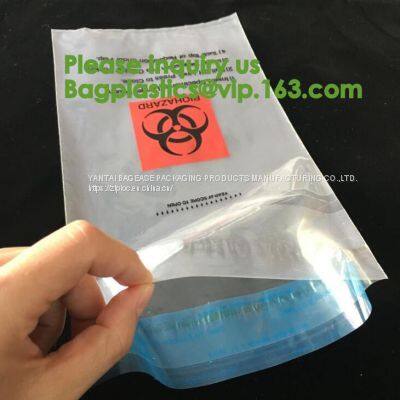 Lab Bags Specimen Bags Zip Bag, Medical Grade Laboratory Specimen Bag, Three Wall Biohazard Specimen Bag With a Document photo-5