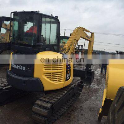 second hand crawler mini excavator komatsu pc55mr-2 pc55mr-3