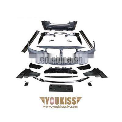 Genuine Front Rear Car Bumper For BMW 3 Series F30 Modified M3 Style General Body Kit with Fender Side Skirt License Plate