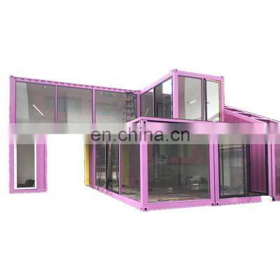 Expandable Prefab Houses Modern Luxury Coffee Shop Container Bar 20ft Prefabricated photo-2