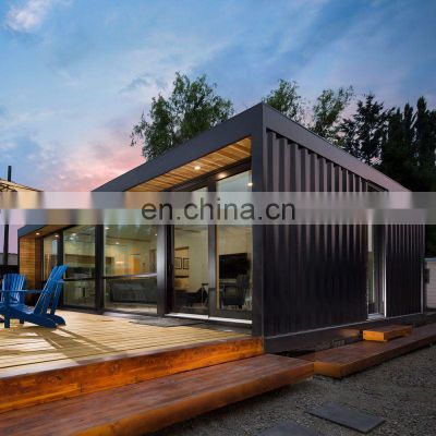 Low cost 20ft ready made shipping modular prefabricated living 2 floors flat pack prefab container house for sale