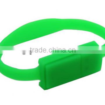 cheap usb silicone wristband with custom logo