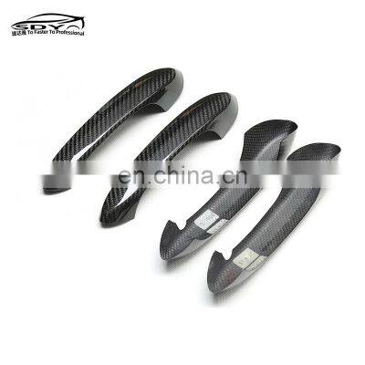 G20 G22 G23 Dry Carbon Fiber Door Handle Grip Cover For BMW 3 Series G20 4 Series G22 G23 photo-3