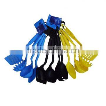 Plastic nylon kitchen utensils slotted turner/spoon/spaghetti server/ladle for modern kitchen