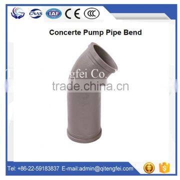 Concrete pump spare parts 45 degree concrete pump pipe bend